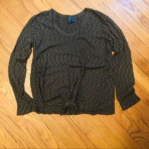 ANTHROPOLOGIE Left of Center Knot Front Top